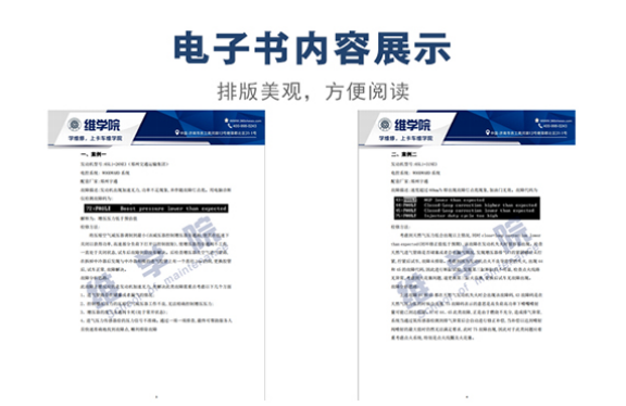 錫柴天然氣發動機故障案例選內容展示